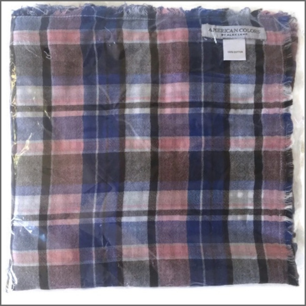 𝅺American Colors Plaid Scarf - Picture 3 of 3